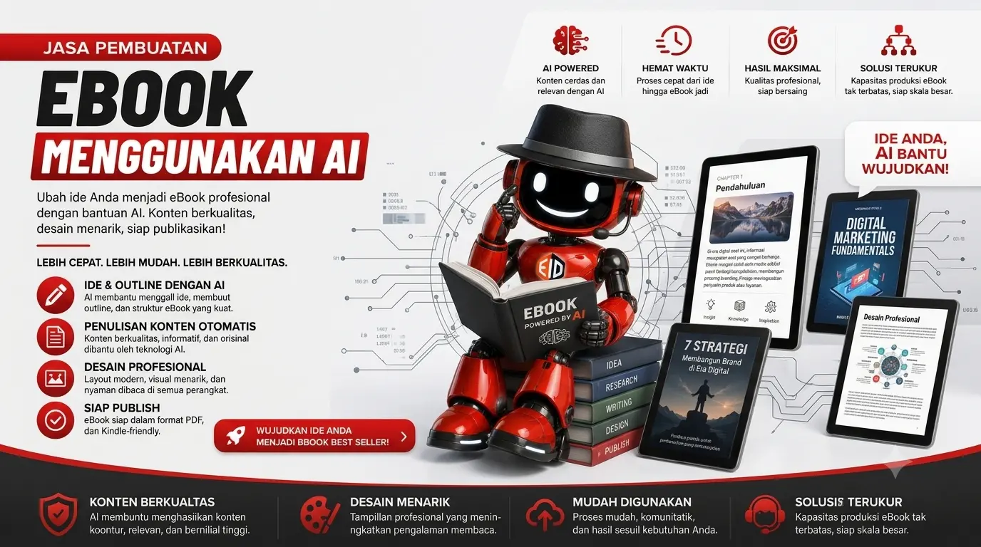 Read more about the article Jasa Pembuatan eBook Menggunakan AI