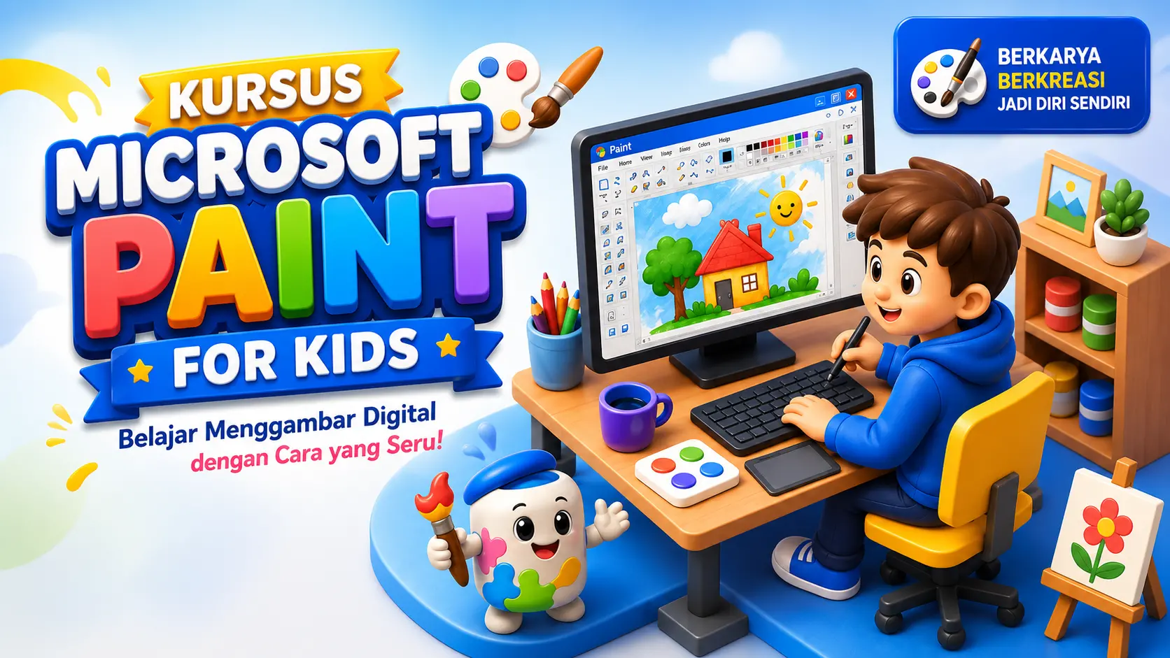 Read more about the article Menggambar Menggunakan Microsoft Paint
