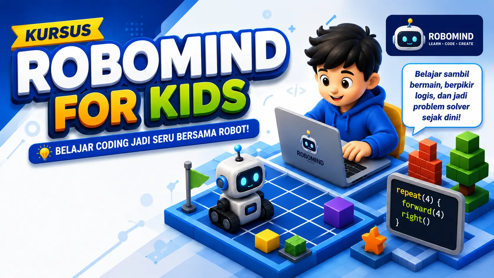 Read more about the article Belajar Coding Sederhana dengan RoboMind
